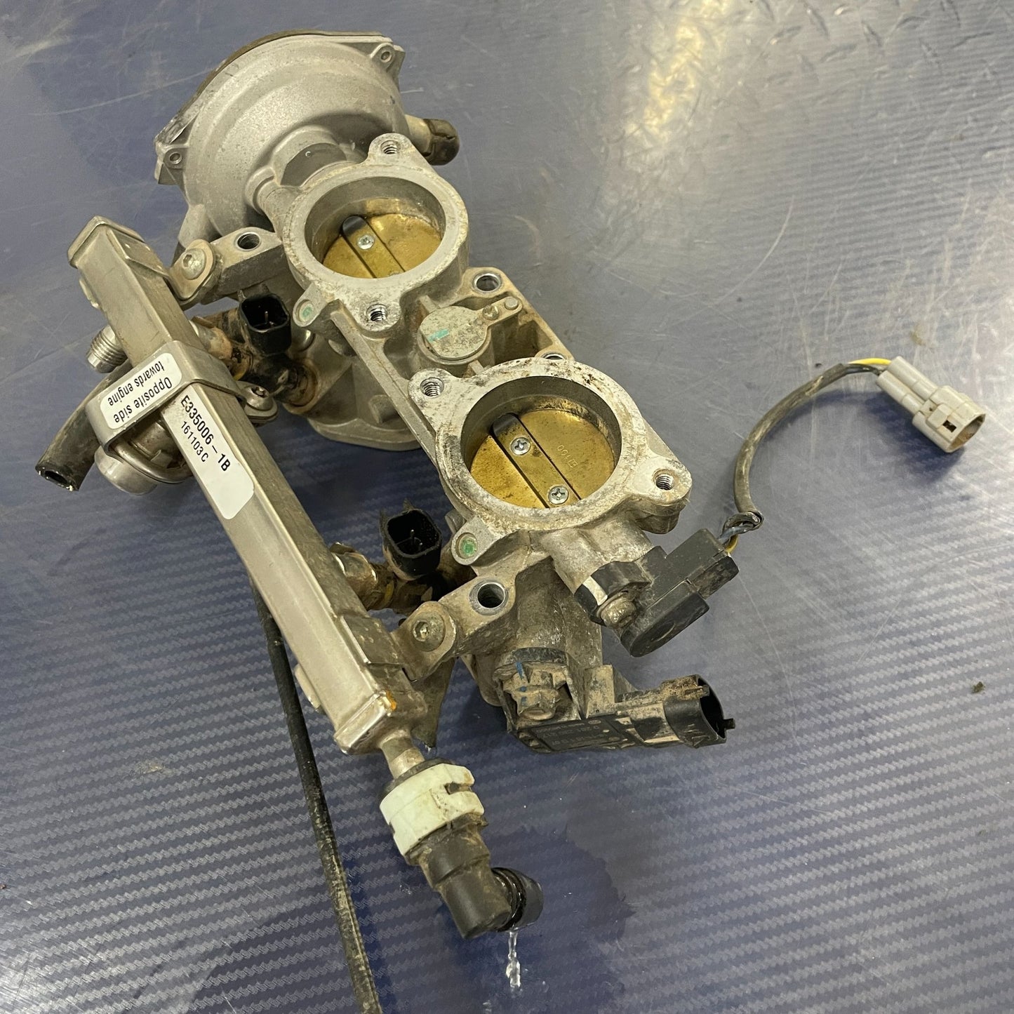 Polaris Sportsman 2021-2019 850 Throttle Body with Fuel Rail Injectors, Sensor and Cable