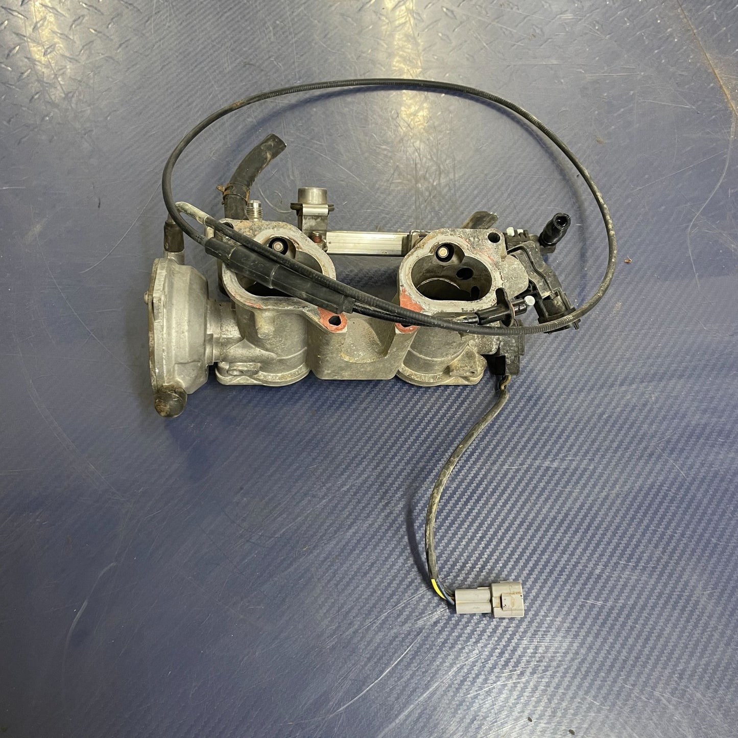 Polaris Sportsman 2021-2019 850 Throttle Body with Fuel Rail Injectors, Sensor and Cable