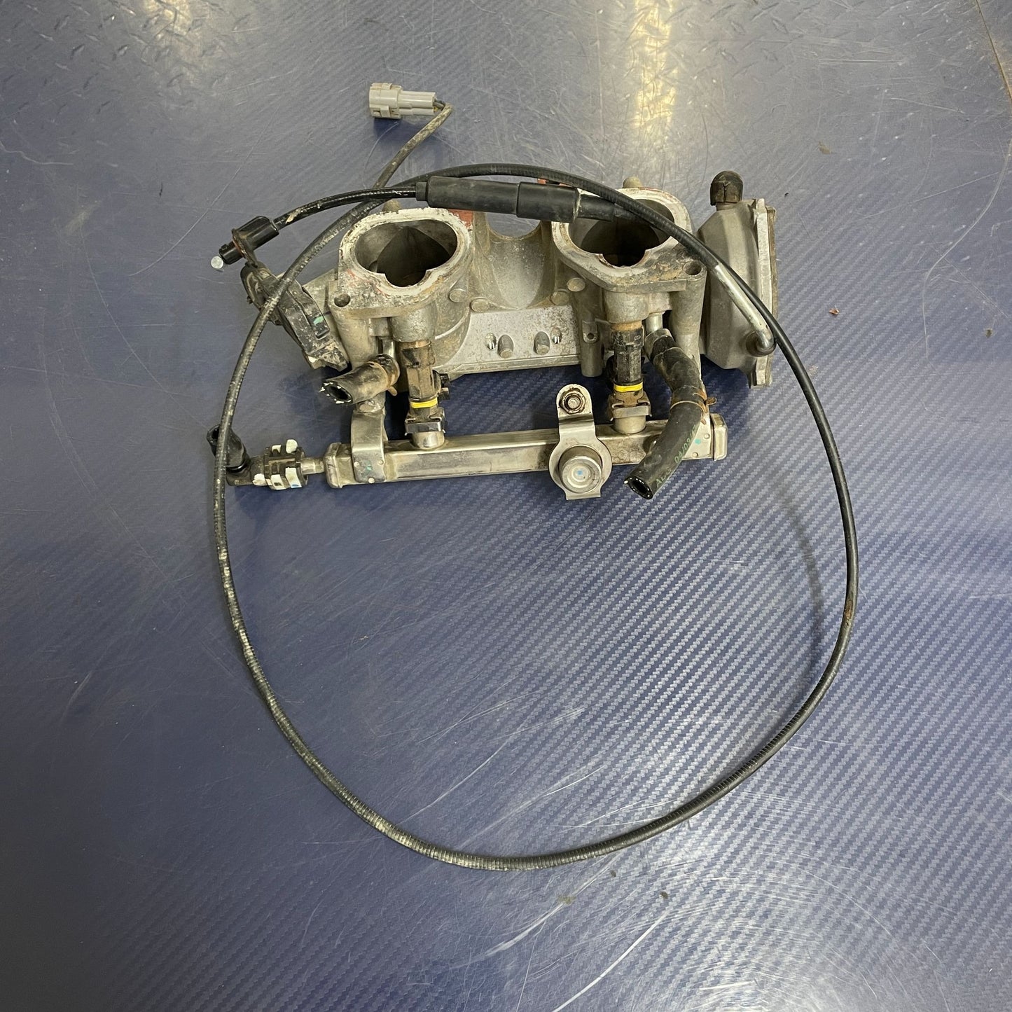 Polaris Sportsman 2021-2019 850 Throttle Body with Fuel Rail Injectors, Sensor and Cable
