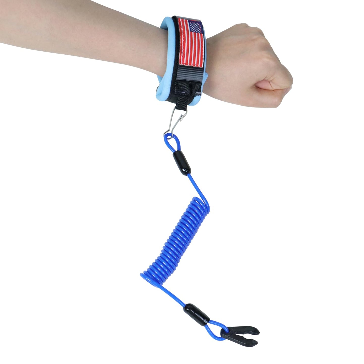 Boat Kill Switch Lanyard Wrist Strap Fit for Yamaha Jet Ski,Outboard Motor Engine Shut Off Tether Emergency Safety Stop Key Cord Lanyard OE:EW2-68348-00-00