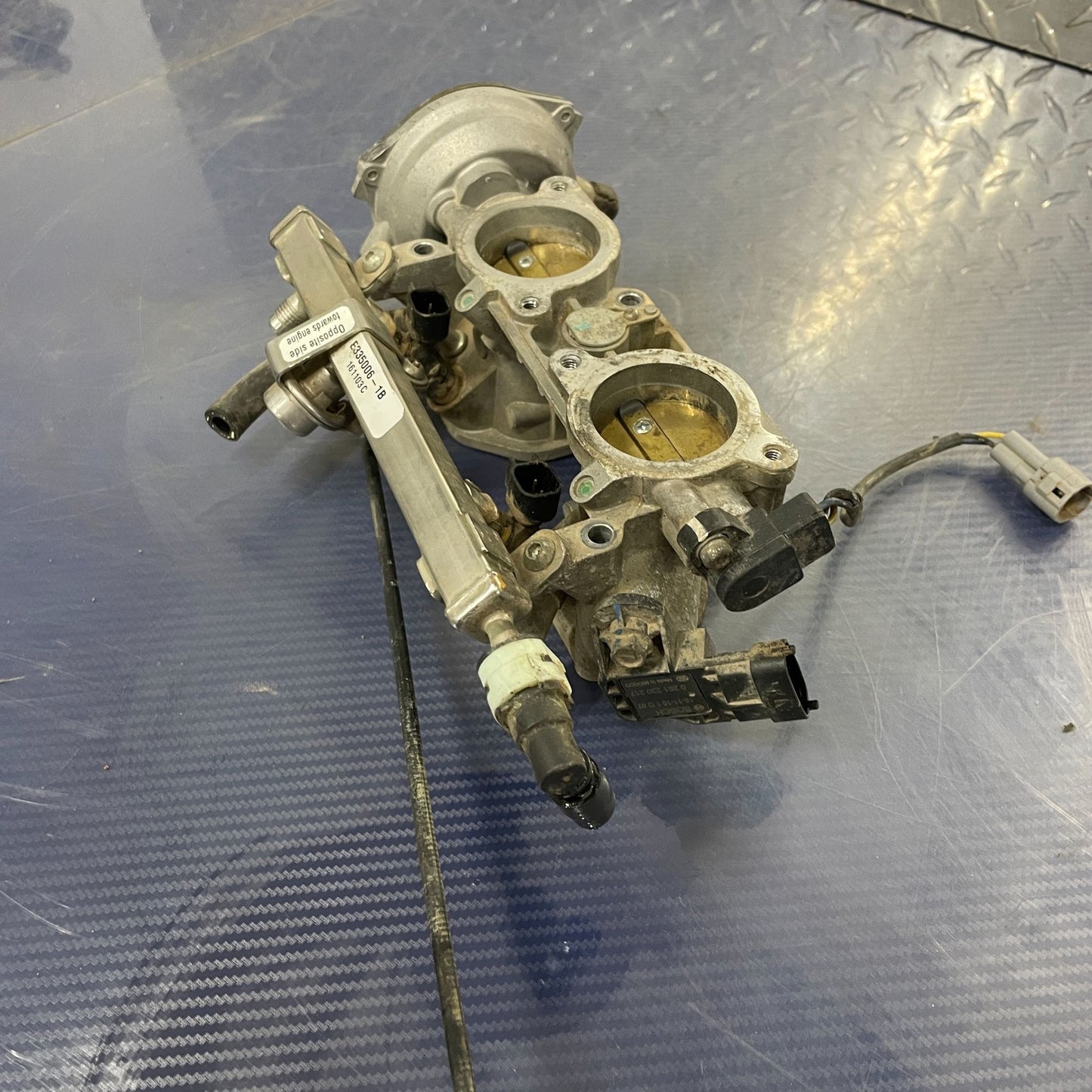 Polaris Sportsman 2021-2019 850 Throttle Body with Fuel Rail Injectors, Sensor and Cable