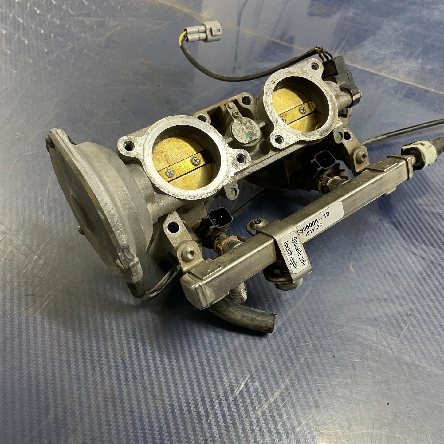 Polaris Sportsman 2021-2019 850 Throttle Body with Fuel Rail Injectors, Sensor and Cable