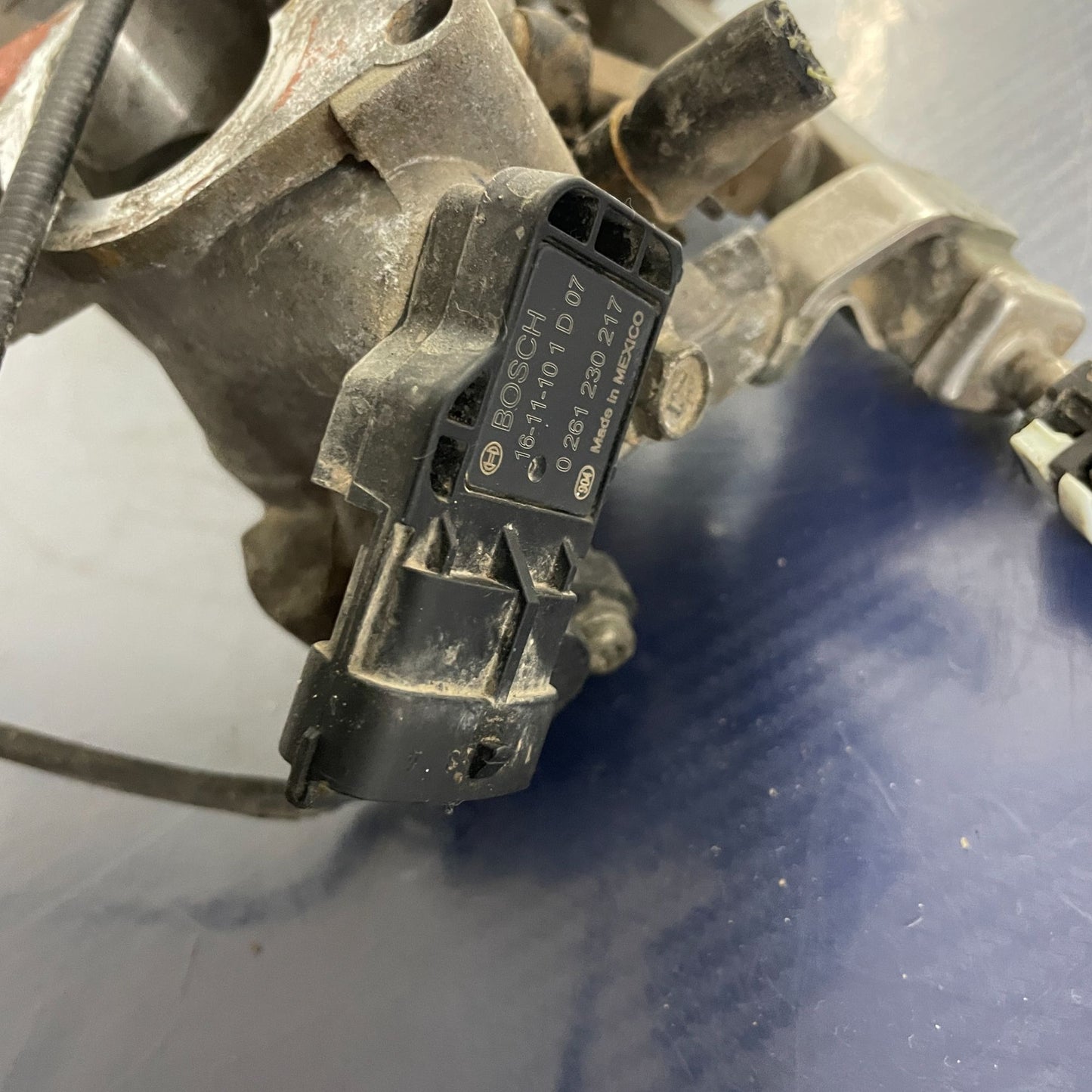 Polaris Sportsman 2021-2019 850 Throttle Body with Fuel Rail Injectors, Sensor and Cable