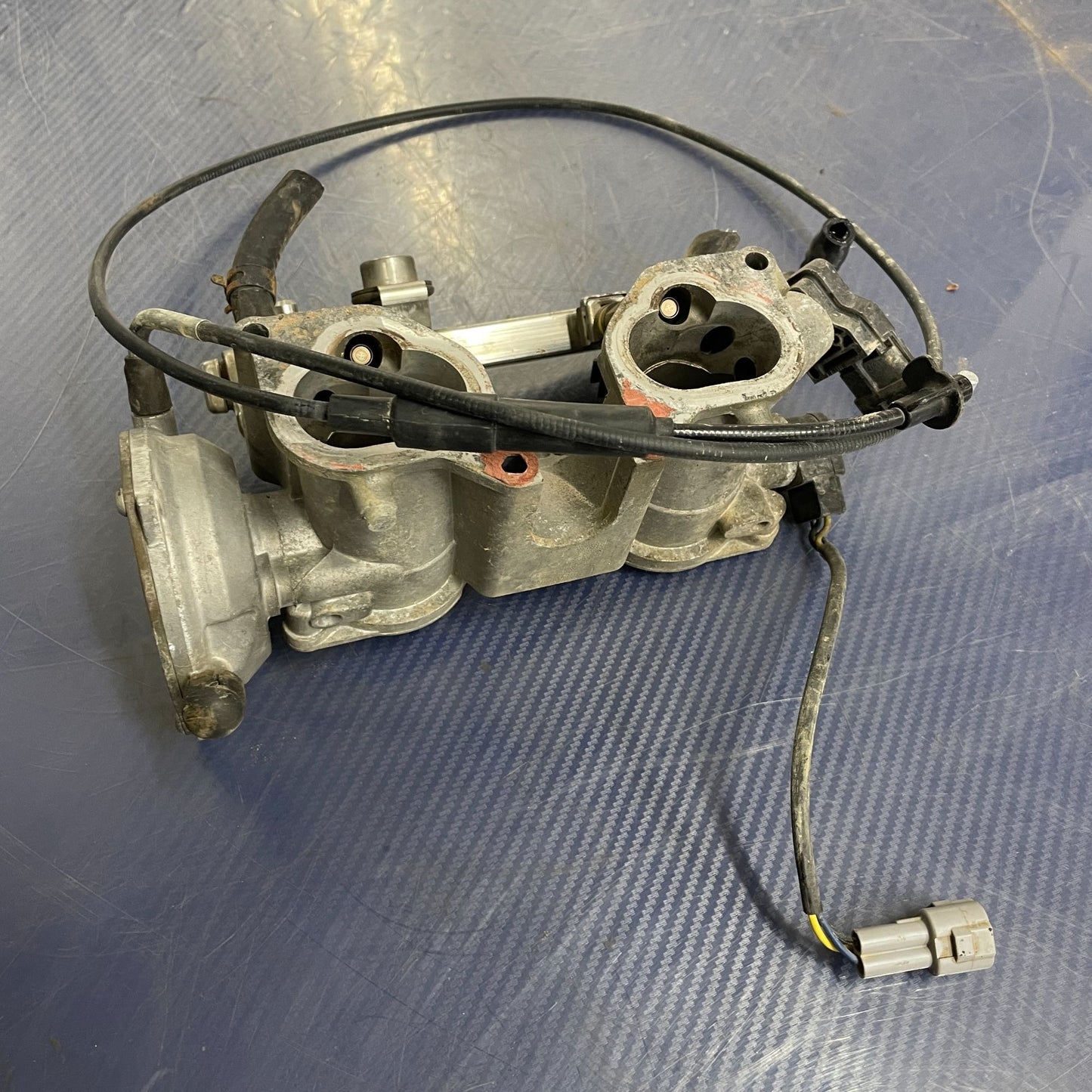 Polaris Sportsman 2021-2019 850 Throttle Body with Fuel Rail Injectors, Sensor and Cable
