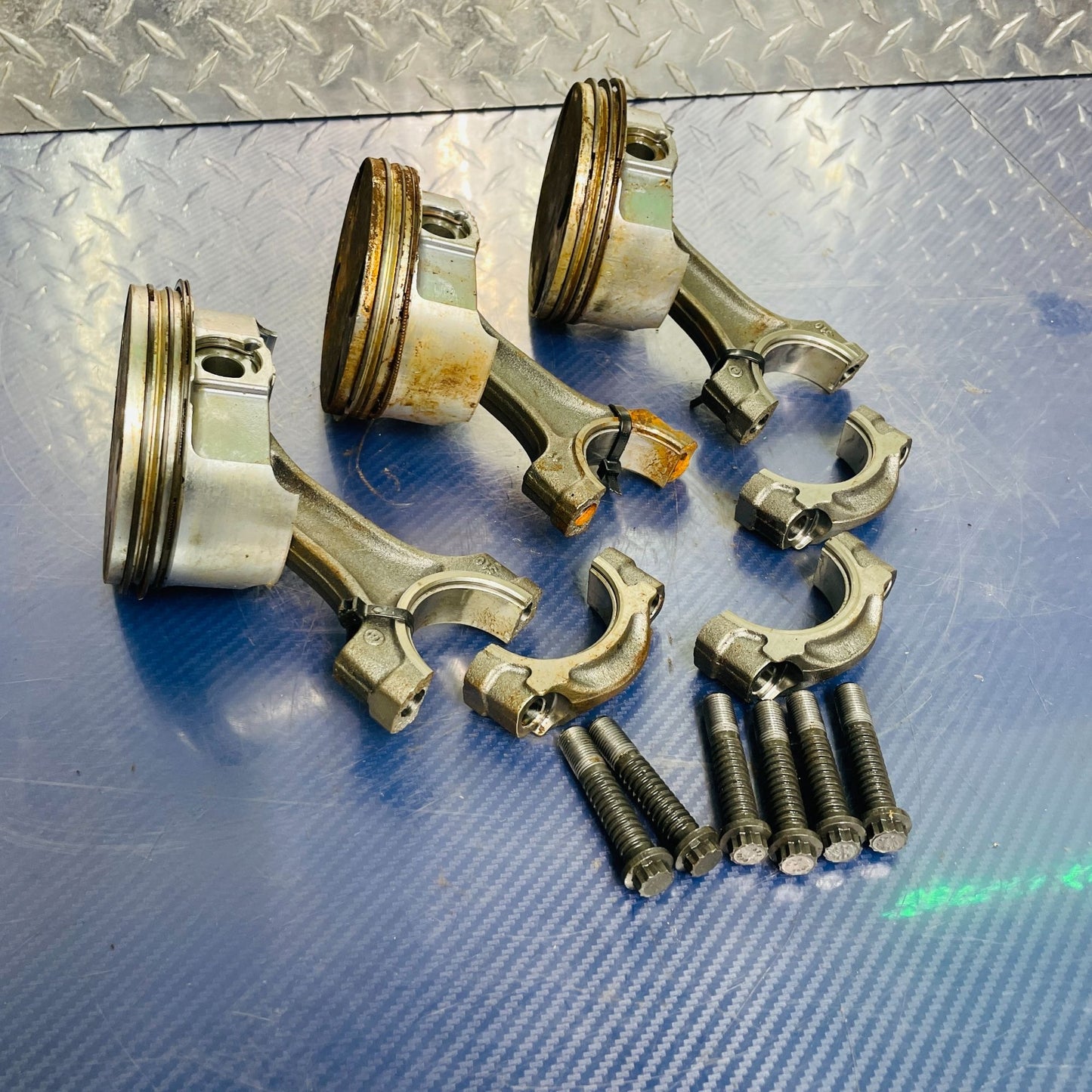 SEADOO 4-TEC PISTON KIT W CONNECTING ROD 130 155 HP