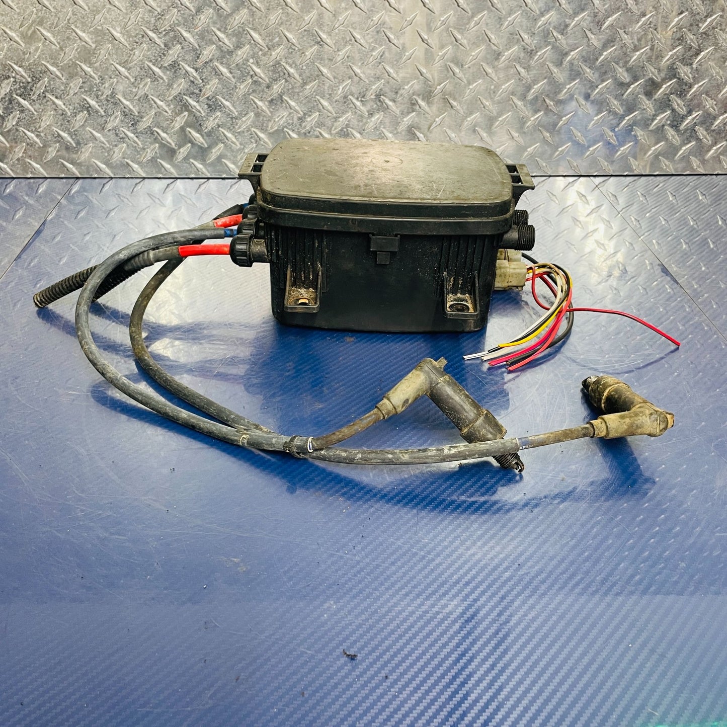 SeaDoo 2002 GTX DI Rear Electrical Box Complete w/ Coils 278001760 278001451