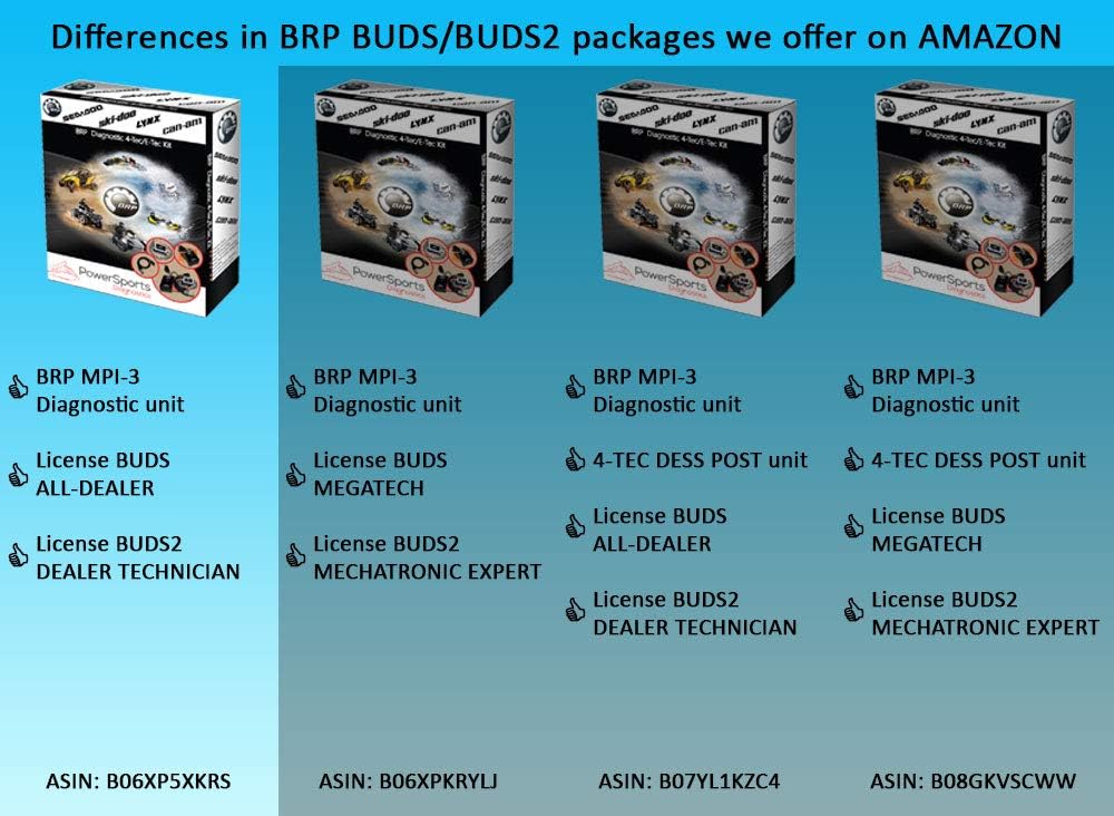 BRP Buds / BUDS2 MPI-3 Diagnostic Scanner All-Dealer/Dealer Technician –  Wicked Jetski Parts