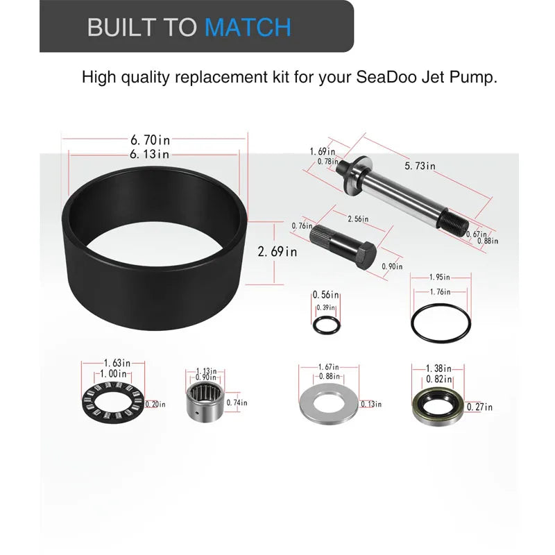 Seadoo 1998-2006 Wear Ring Impeller Shaft Seal Oil Removal Installation Tool