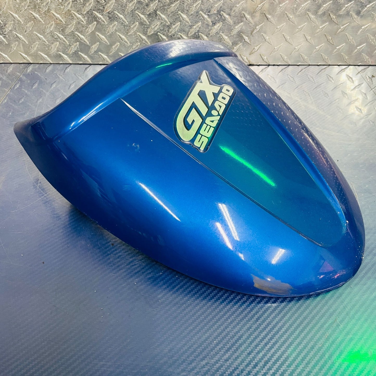 Seadoo GTX RFI Wind Deflector 1999-2003 Hood Gauge Cover Cowl 269500730 Blue