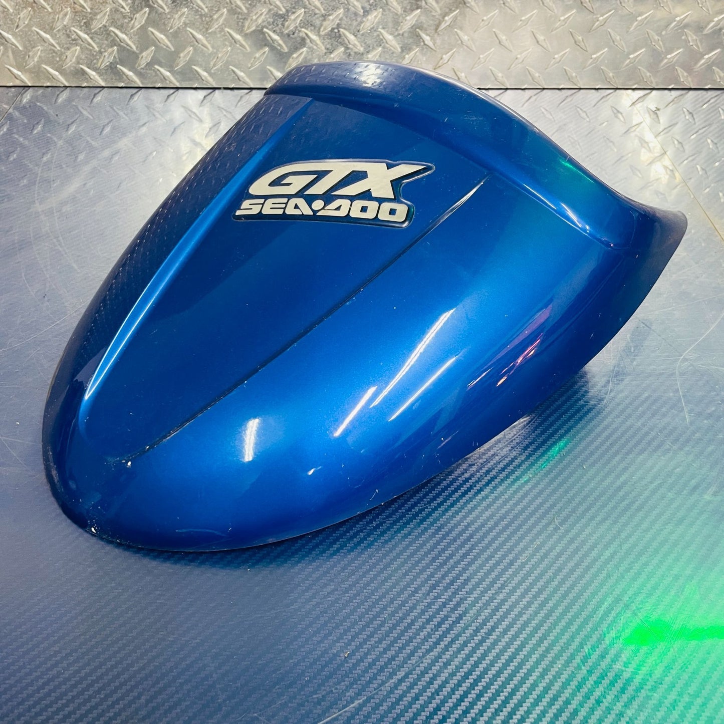 Seadoo GTX RFI Wind Deflector 1999-2003 Hood Gauge Cover Cowl 269500730 Blue